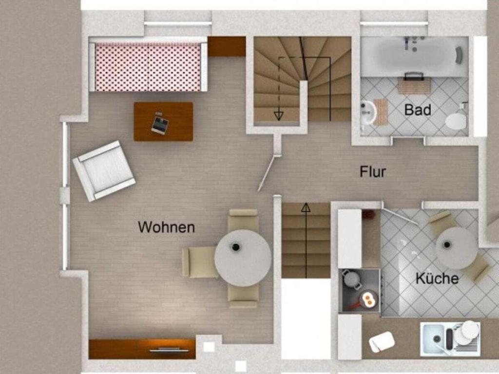 Ferienhaus With 2 Bedrooms *